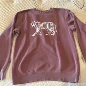 Mallory Ervin’s Christmas sweatshirt